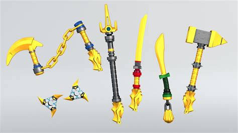 ninjago season 11 weapons